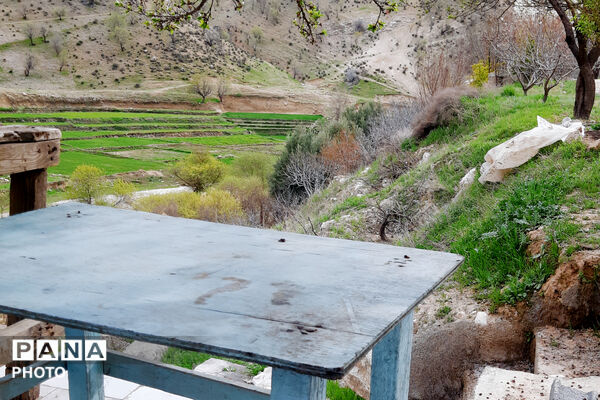 طبیعت روستای بیدله به هنگام بهار