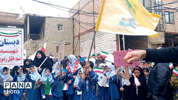 راهپیمایی روز جهانی قدس در شهر بار نیشابور