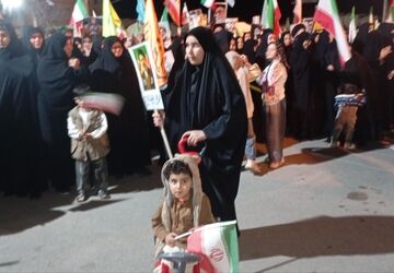 گرامیداشت چهلمین روز شهادت رهبر انقلاب در شهر جعفریه 