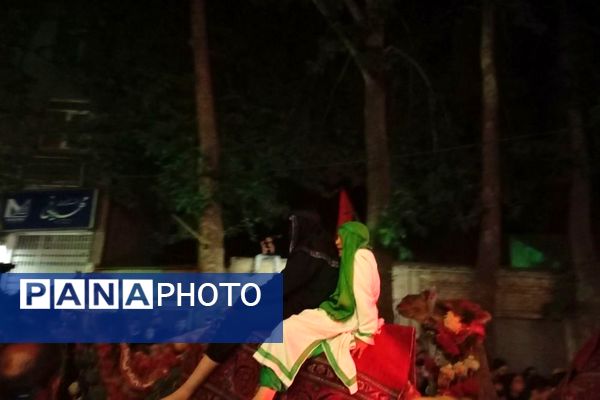 حرکت نمادین کاروان اسرای کربلا در دماوند