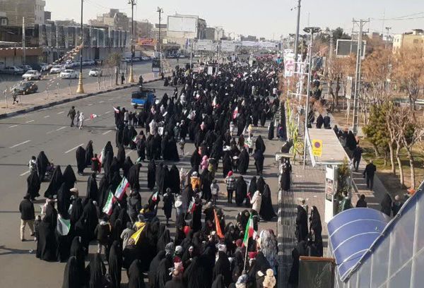 تجمع مردم غیور، انقلابی و ولایتمدار اسلامشهر در جشن ۴۶ سالگی انقلاب اسلامی