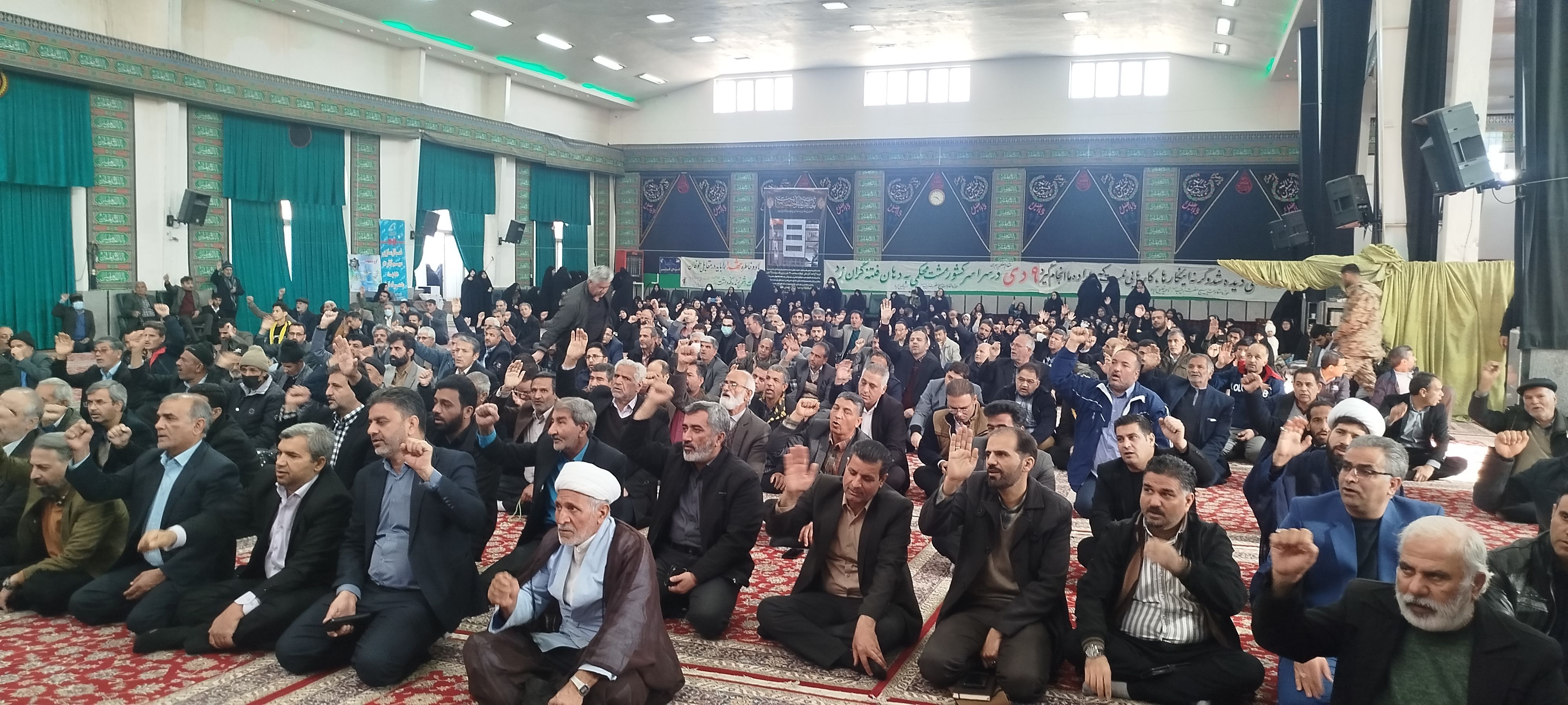 مراسم گرامیداشت حماسه ۹ دی روز بصیرت و میثاق امت با ولایت در شهرستان خلیل آباد