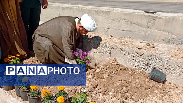 تجلیل از شهردار شهرستان مارگون به مناسب زیباسازی شهر