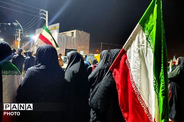 شامگاهی دیگر از حضور و حماسه‌ی مردم دیشموک
