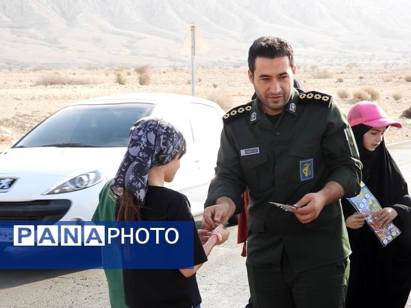 پیاده‌روی جاماندگان اربعین در فراشبند