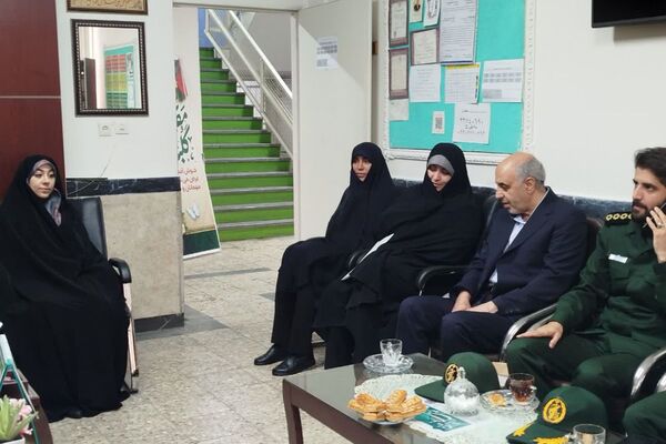 برگزاری مراسم تکریم از فرزند شهید سهیل رستمیان در ناحیه یک شهرری