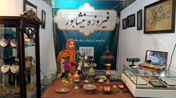 نمایشگاه دستاوردها و توانمندی بانوان روستایی در روستای بشرآباد