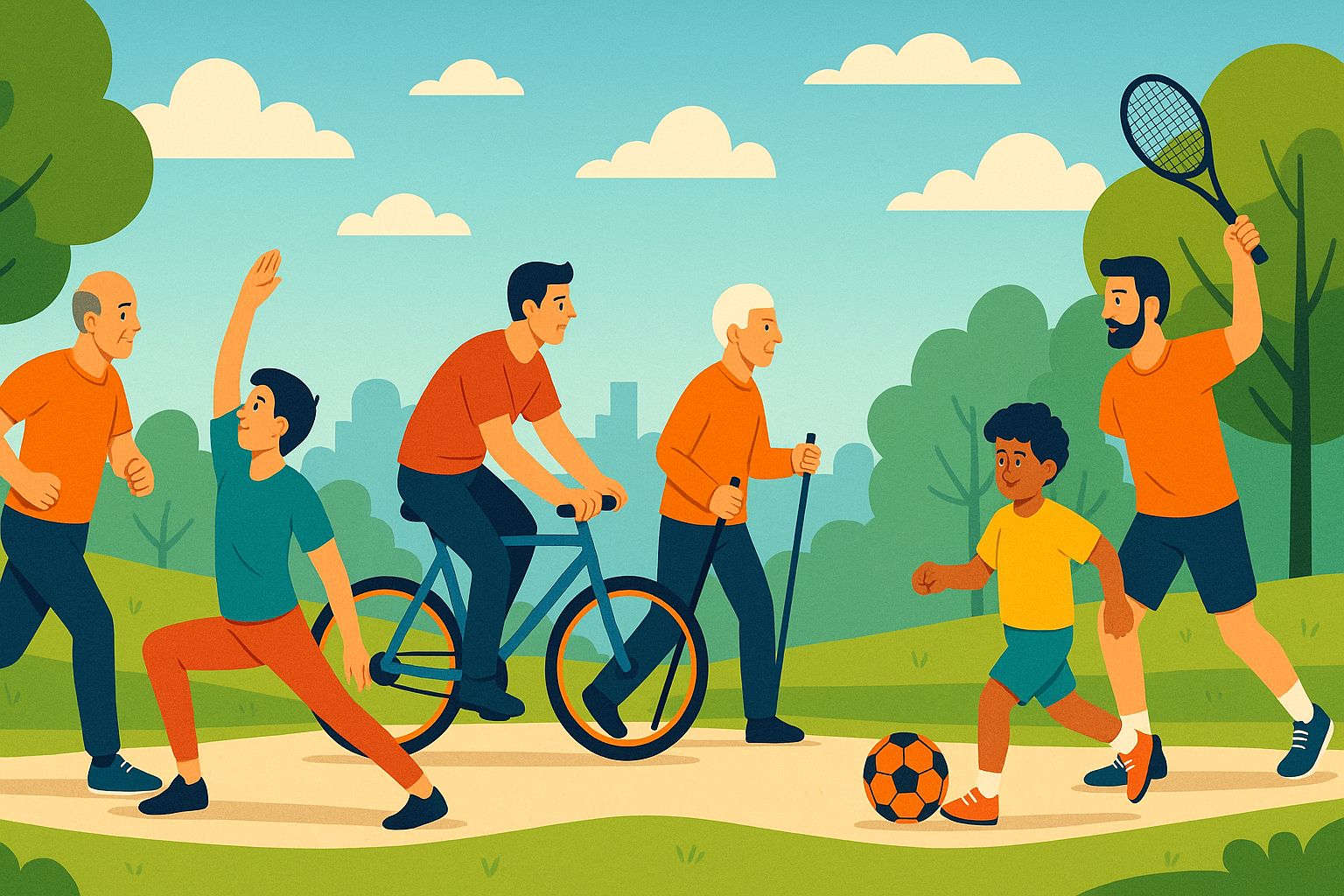 ورزش همگانی پایه‌گذار جامعه‌ای سالم و شاداب است