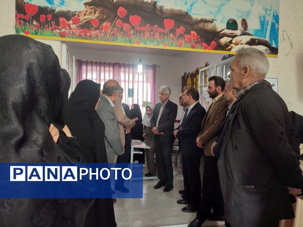 آیین افتتاح پایگاه نهضت سواد آموزی در دبستان شهید نجفی فدافن