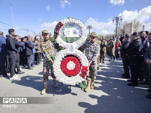 تشییع پیکر مطهر شهید والامقام سالار امامی‌فر