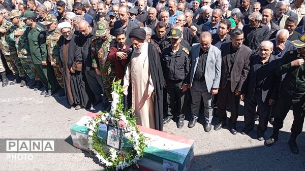 تشیع پیکر شهید محمد عباسی در گرگان