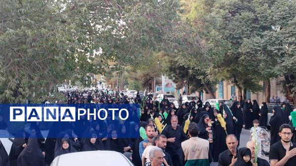 قافله پیاده‌روی و عزاداری خادمیان رضوی و هیات‌های مذهبی اصفهان