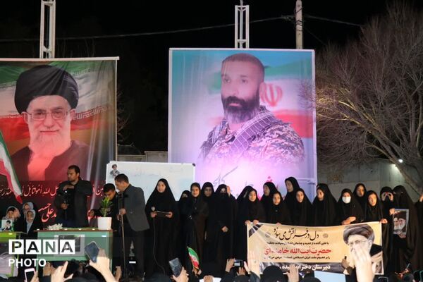 سوگواره دانش‌آموزی شهادت رهبر معظم انقلاب و شهدای میناب در ابرکوه