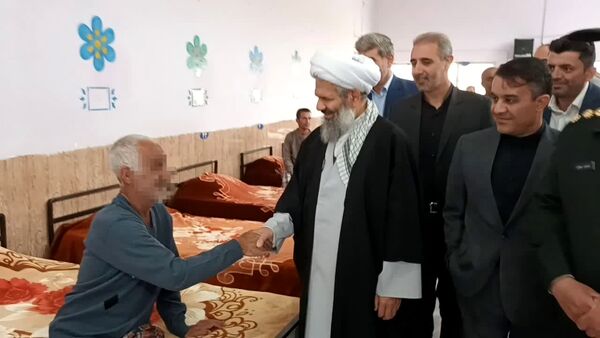 مهر نوروزی مسئولان در مرکز توانبخشی شهید بلبلی اهر