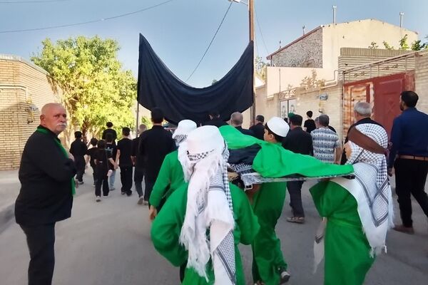 مراسم نمادین قبیله بنی اسد و ۱۳ محرم در روستای علی آباد پیشکوه