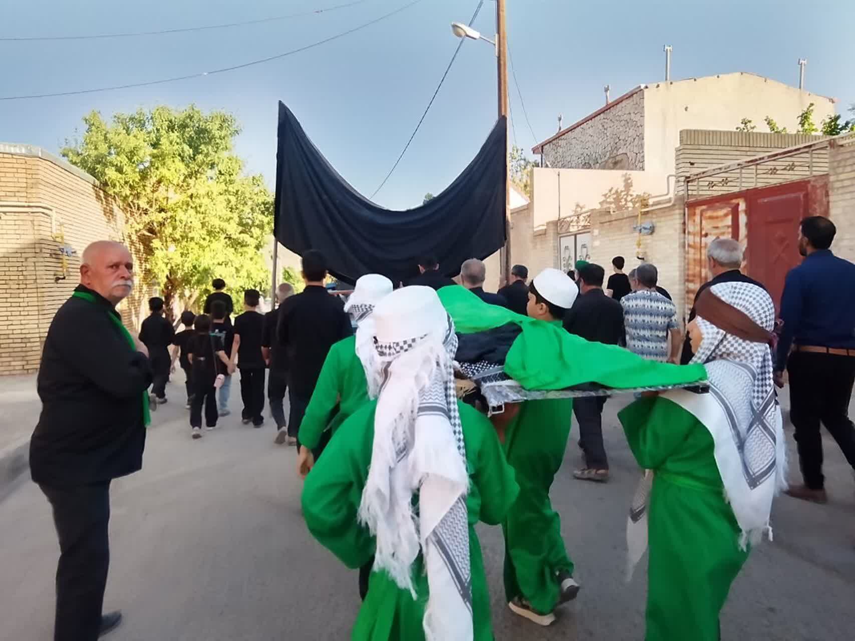 مراسم نمادین قبیله بنی اسد و ۱۳ محرم در روستای علی آباد پیشکوه