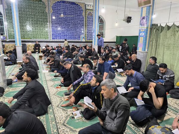 مراسم احیا شب بیست و یکم ماه مبارک رمضان در مسجد امام خمینی(ره) حسن آباد جرقویه