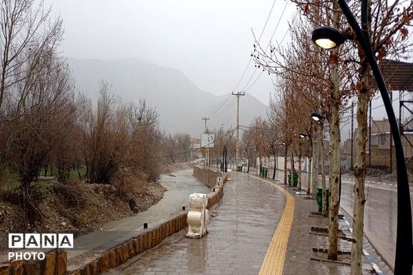  بارش باران در شهر بار 