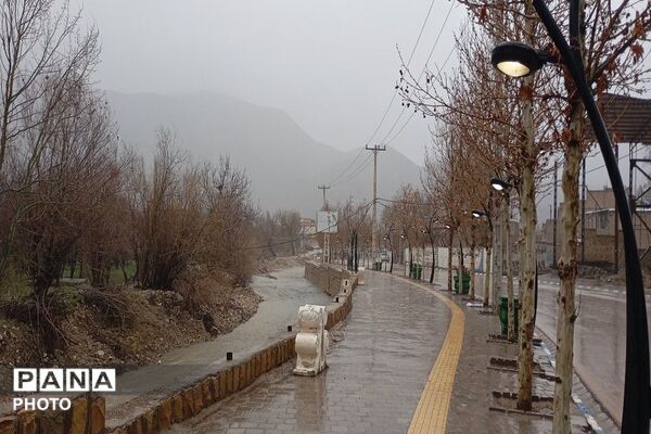  بارش باران در شهر بار 