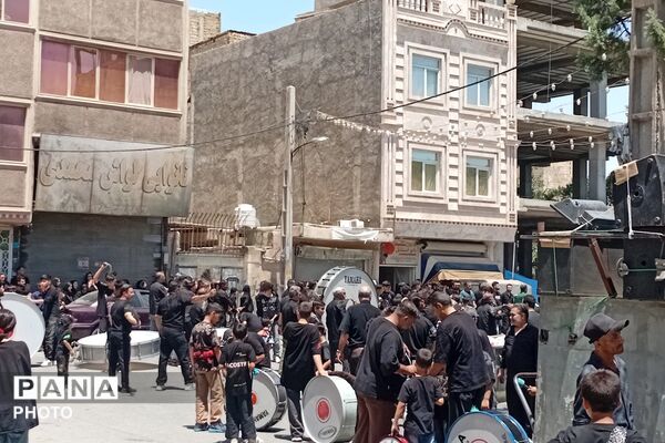 مراسم عزاداری ظهر عاشورا در شهر صباشهر