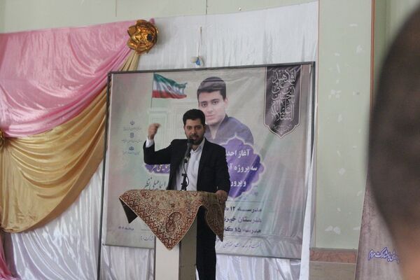 آیین کلنگ زنی احداث سه واحد آموزشی در قم