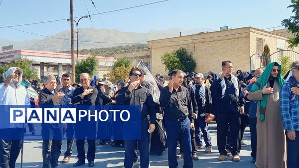 پیاده‌روی جاماندگان اربعین در یاسوج