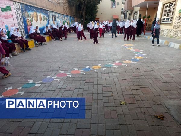 پروژه حیاط پویا در دبستان  شطیطه نیشابور