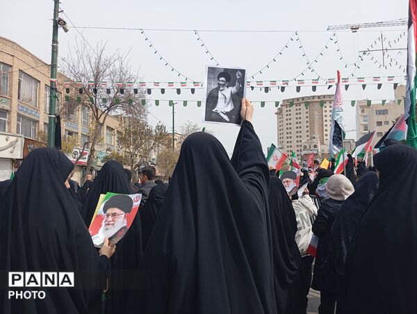 راهپیمایی روز قدس همراه با تشییع پیکر شهید مجتبی پارسا روش