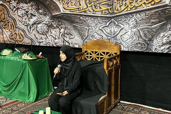 «نجما» در عزای امام حسن مجتبی (ع) به اشک نشست