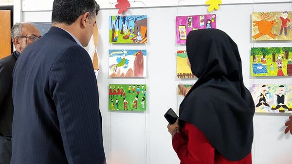 افتتاح نمایشگاه نقاشی کودک در شیروان 