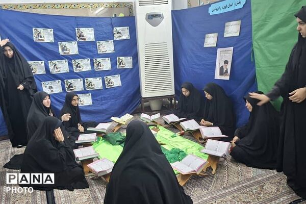 آیین نواختن زنگ مهر با حضور مدیر آموزش و پرورش ناحیه دو شهرری 