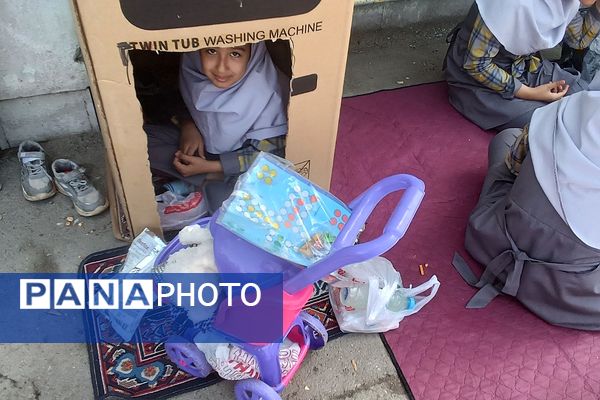 برگزاری اردون مدرسه‌ای در دبستان دخترانه آیت‌الله مرعشی نجفی قلعه نو کهریزک 