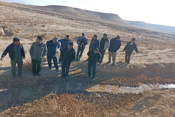 بازدید از قنات روستای پیشی دره جهت لایروبی