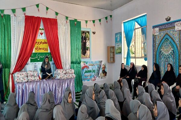 جشن روز معلم در مدرسه نمونه دولتی فدک