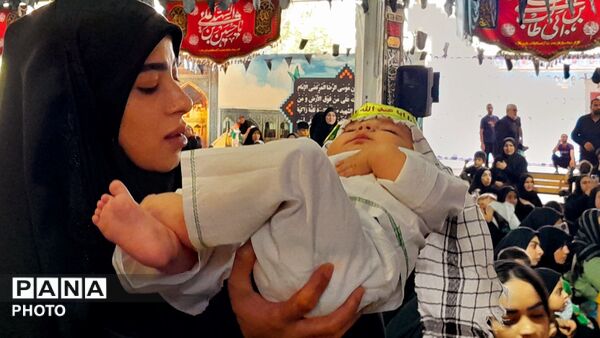 خونِ کوچک، فریادِ بزرگ؛ مراسم شیرخوارگان حسینی در ملارد