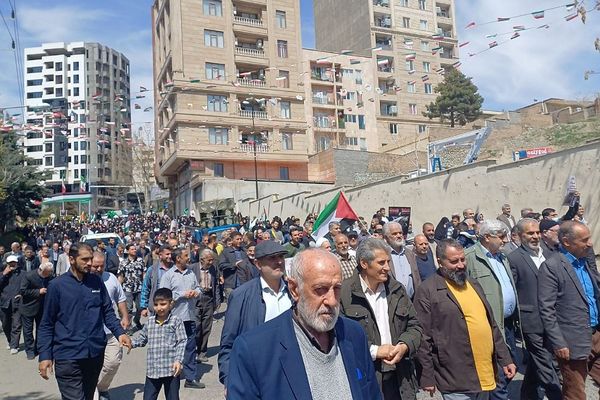حضور پرشور مردم رودهن در راهپیمایی روز جهانی قدس 