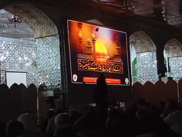 مراسم شهادت حضرت معصومه (س) در کاشمر