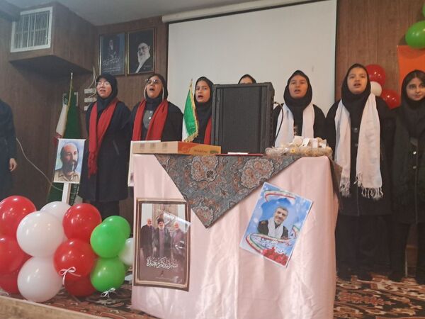 جشن ایرانمون دبیرستان انیس خوشقدم در اعیاد شعبانیه 