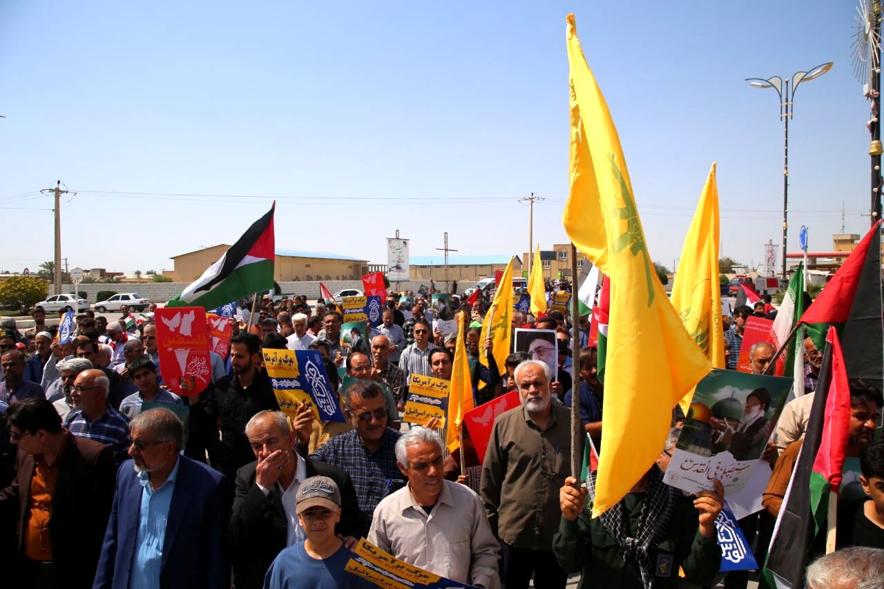 راهپیمایی روز قدس در تنگستان