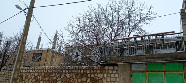 برف پاییزی در کوهرنگ