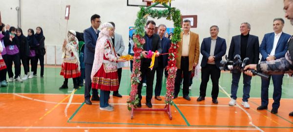 افتتاحیه مسابقات جام اقتدار فوتسال در سالن ۱۳ آبان شهرستان شیروان 