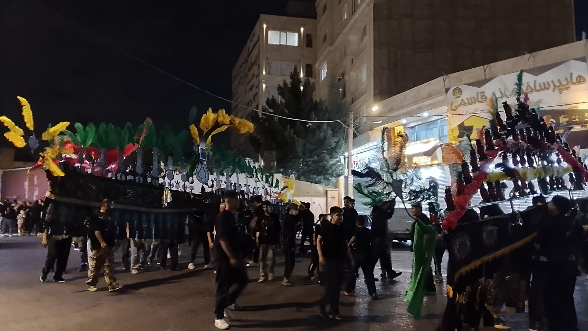 عزاداران ایاعبدالله‌الحسین، شب تاسوعا فردوسیه شهریار
