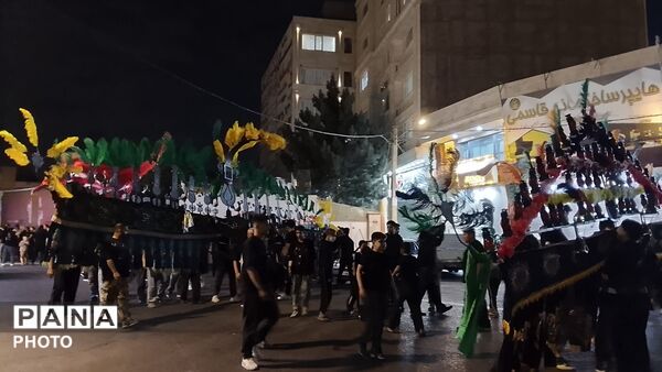 عزاداران ایاعبدالله‌الحسین، شب تاسوعا فردوسیه شهریار
