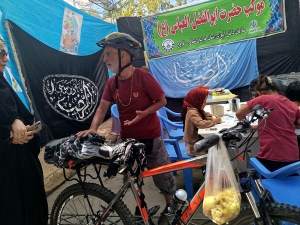 برپایی موکب سازمان دانش‌آموزی شهرستان فاروج