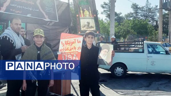 خدمت‌رسانی موکب سازمان دانش‌آموزی کهگیلویه و بویراحمد در پیاده‌روی جاماندگان اربعین