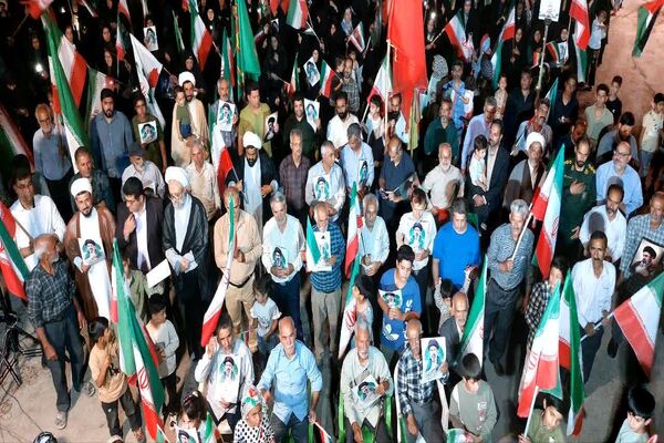 اجتماع پرشور مردم علوی شهرستان شهداد در تجمعات شبانه
