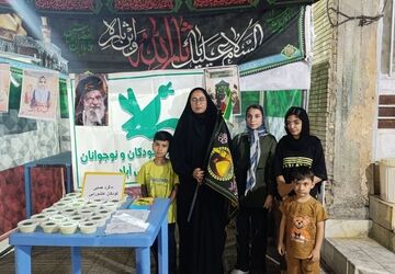 کودکان حاجی‌آباد، مهمانان کوچک امام حسین (ع) شدند