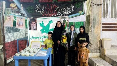 کودکان حاجی‌آباد، مهمانان کوچک امام حسین (ع) شدند