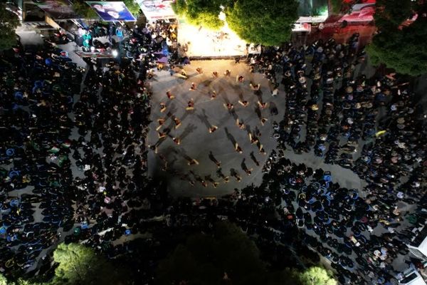 اجتماع بزرگ مقاومت تا فتح در شام میلاد با سعادت حضرت امام رضا (ع) درابرکوه