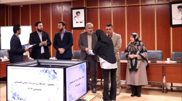 مراسم تجلیل از خبرنگاران پانا گلستان
